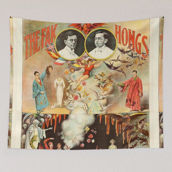 Item preview, Vintage Fak Hongs magic poster designed and sold by Vintage Designs +.