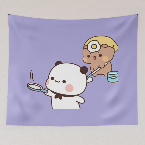 Item preview, Cute Dudu and Bubu Couple, Peach and Goma Version designed and sold by Collins Gonzales.