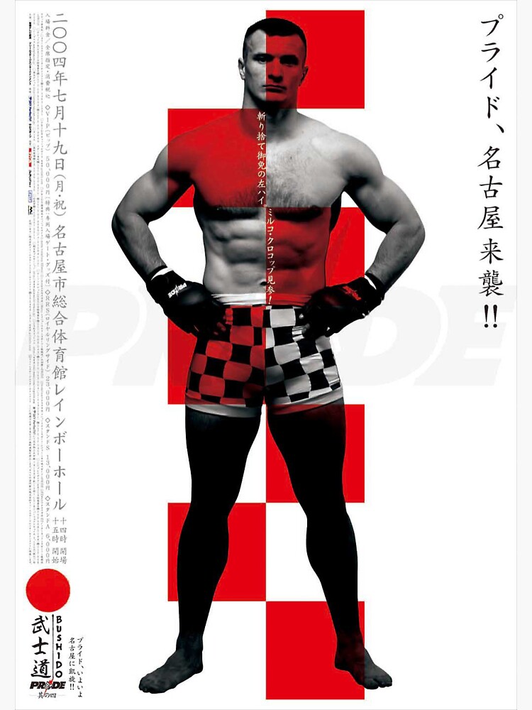 &ldquo;Mirko cro cop poster " Sticker for Sale by iscmoshop | Redbubble