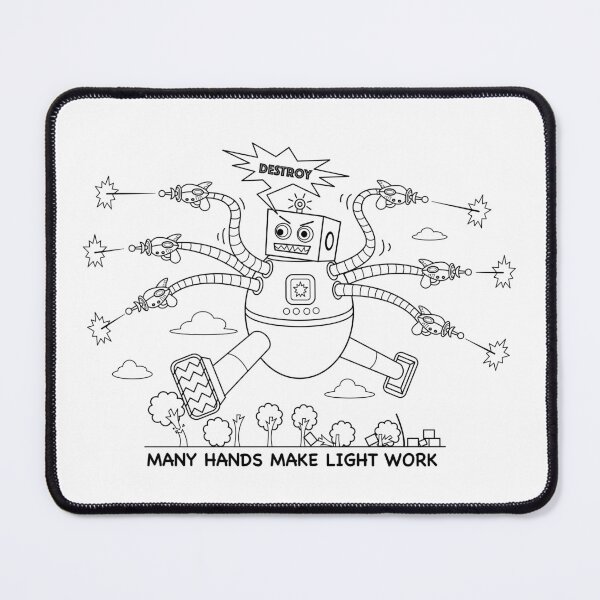 Item preview, Many hands make light work designed and sold by RGB-Ginger.