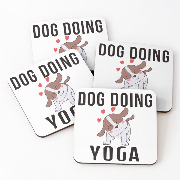 Item preview, Funny Dog Doing Yoga designed and sold by smartness-shop.