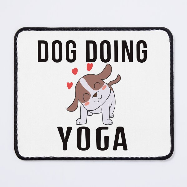 Item preview, Funny Dog Doing Yoga designed and sold by smartness-shop.
