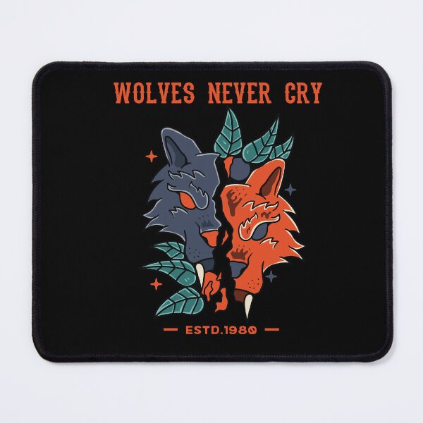 Item preview, Wolves Never Cry With Skull Orange Illustration For T-shirt  designed and sold by HIXE.