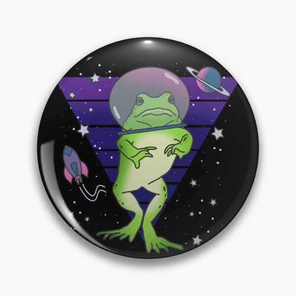 Item preview, Frog Astronaut Doodle Frog in space designed and sold by FandomizedRose.