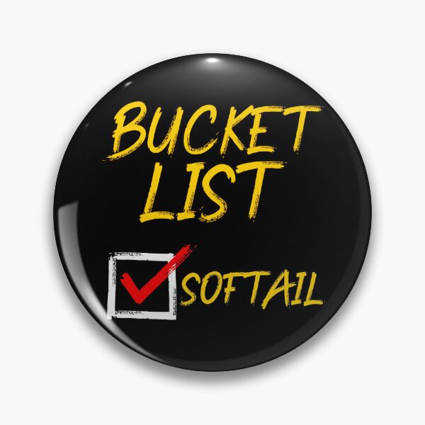 Item preview, Softail Motorcycle Bucket List Funny Graphic designed and sold by GO SHIRT-TEE.