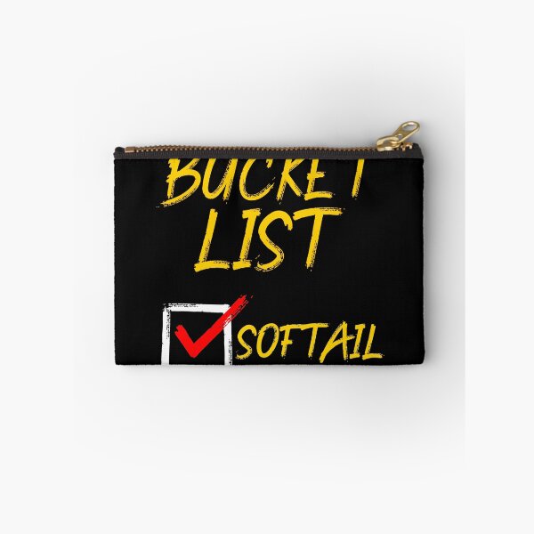 Item preview, Softail Motorcycle Bucket List Funny Graphic designed and sold by GO SHIRT-TEE.