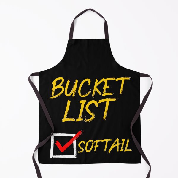 Item preview, Softail Motorcycle Bucket List Funny Graphic designed and sold by GO SHIRT-TEE.