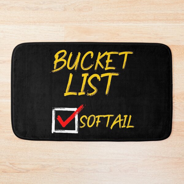 Item preview, Softail Motorcycle Bucket List Funny Graphic designed and sold by GO SHIRT-TEE.