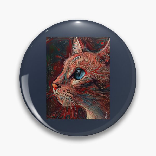 Item preview, Délia, cat, chat, cat, lea roche paintings Premium  designed and sold by Vitragiidecor.