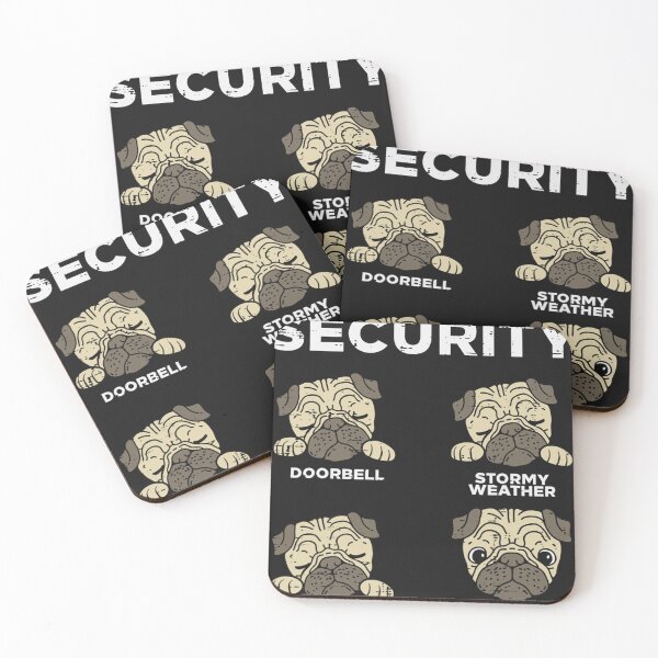 Item preview, Pug Security Funny Animal Pet Dog Lover Owner Men Women Gift T-Shirt designed and sold by PeggyAurin.