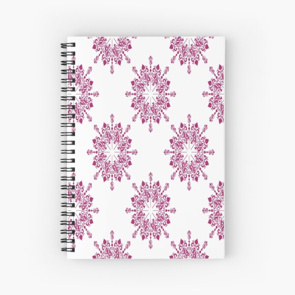 Spirit of Wonderland offset Lace in Pink Spiral Notebook