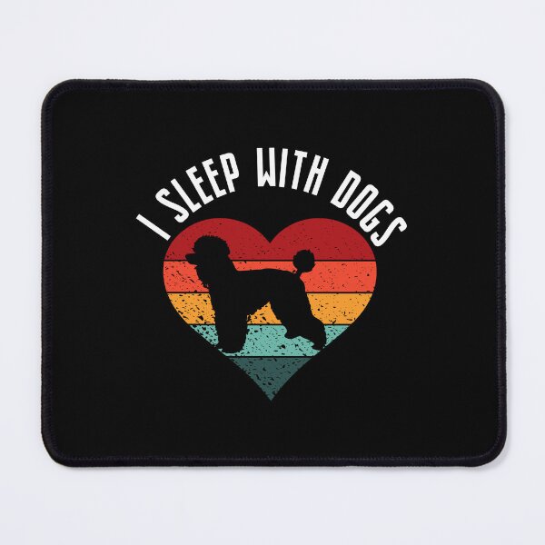 Item preview, Vintage Sunset I Sleep With Dogs Gift for Dog Lovers Pet, Poodles Gifts designed and sold by OUSSAMAVIP.