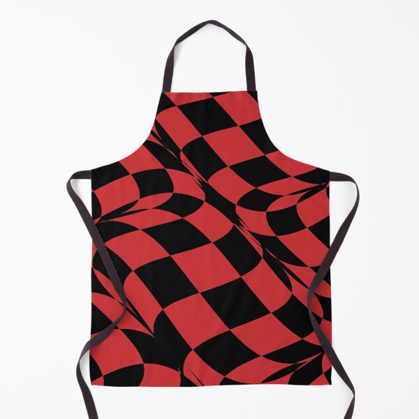 Artikelvorschau, Black and Red Distorted Checkerboard Pattern Pairs Coloro 2022 Popular Color Red Glow 013-43-37 entworfen und verkauft von ColorOfTheYears.