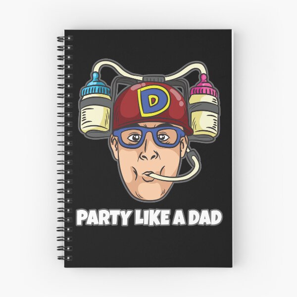 Item preview, Party Like A Dad Baby Bottle Drinking Helmet designed and sold by Moonpie90.