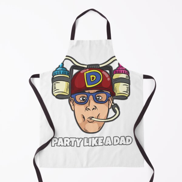 Item preview, Party Like A Dad Baby Bottle Drinking Helmet designed and sold by Moonpie90.