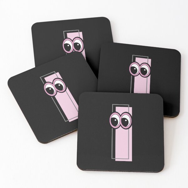Item preview, Pink letter I with eyes designed and sold by Coffee Lifestyle.