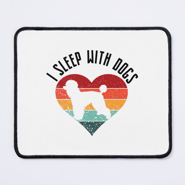 Item preview, Vintage Sunset I Sleep With Dogs Gift for Dog Lovers Pet, Poodles Gifts designed and sold by OUSSAMAVIP.