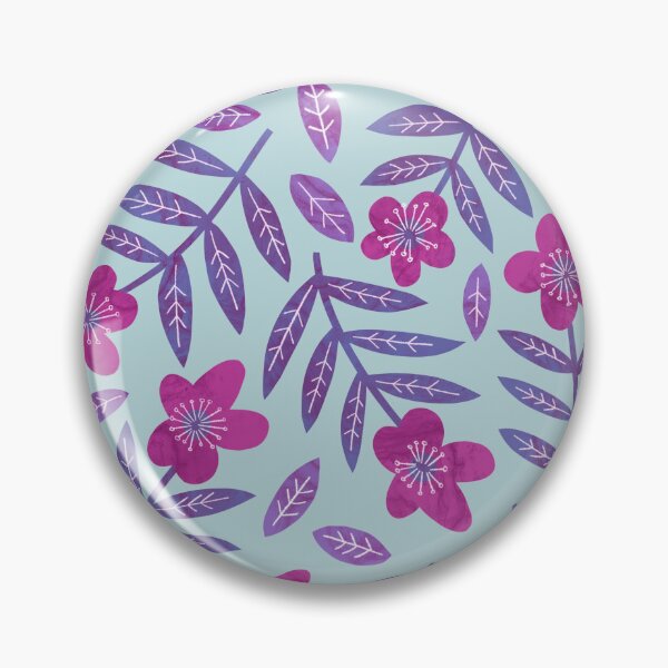 Item preview, Pink and purple very peri marbled flowers designed and sold by Kimmygowland.