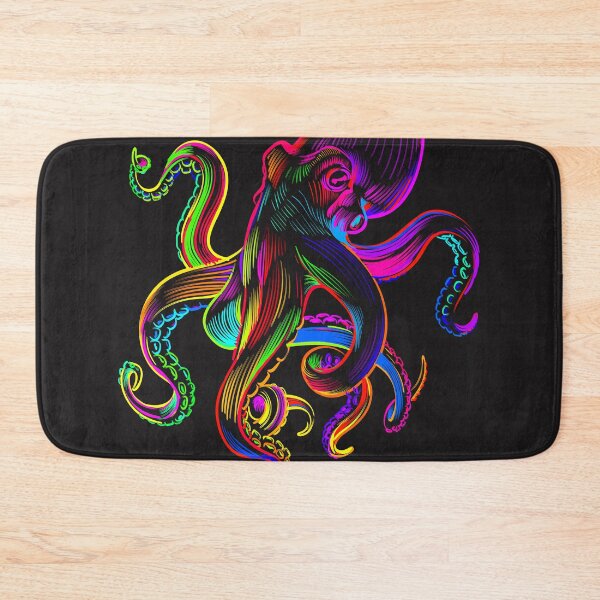 Item preview, octopus funny octopusses squids krakens sea krakens sea monster animals colorful designed and sold by teeartforyou.