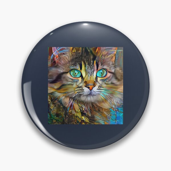 Item preview, Kanella, cat, chat, cat, lea roche paintings Chiffon Top designed and sold by Vitragiidecor.