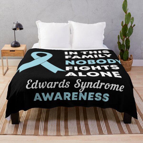 Item preview, In This Family Nobody Fights Alone Edward's Syndrome Awareness designed and sold by Color-Sparkle.