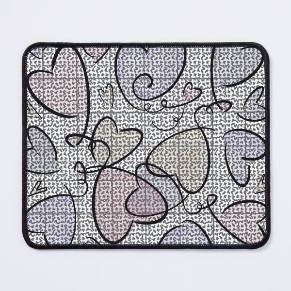 Item preview, Minimalist Lined Artwork with Hearts designed and sold by Michellelanoue.