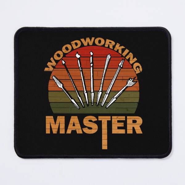 Item preview, Woodworking master black background designed and sold by Chaos-Touch.
