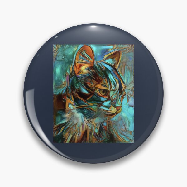 Item preview, Lea roche cat art.    designed and sold by Vitragiidecor.