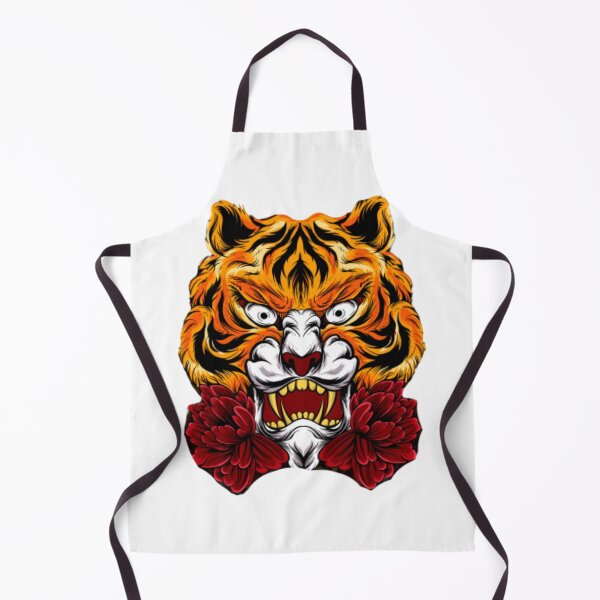 Item preview, Tiger with Red Flower designed and sold by Ala Muk.
