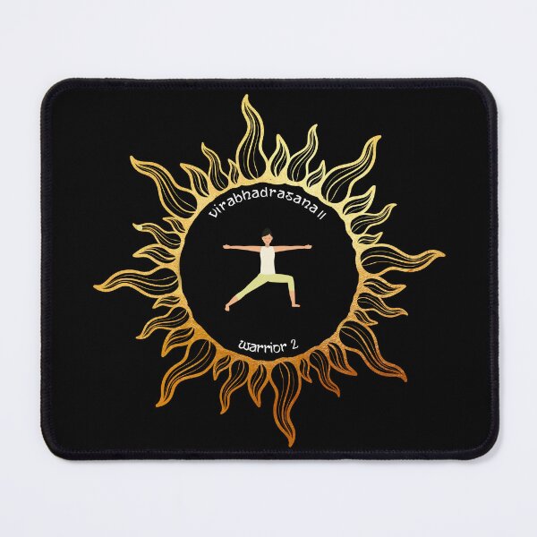 Item preview, The Sun Warrior 2 Yoga Pose designed and sold by Mindful-Designs.