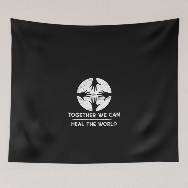 Item preview, Together We Can Heal The World designed and sold by Salimah Haji.