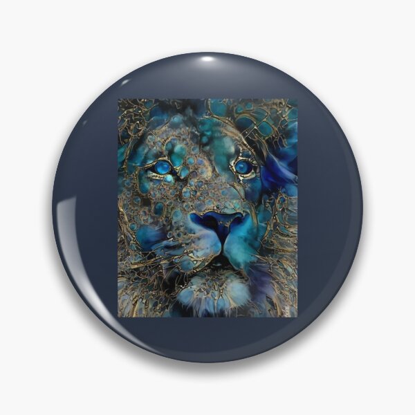 Item preview, Lea roche lion .   designed and sold by Vitragiidecor.