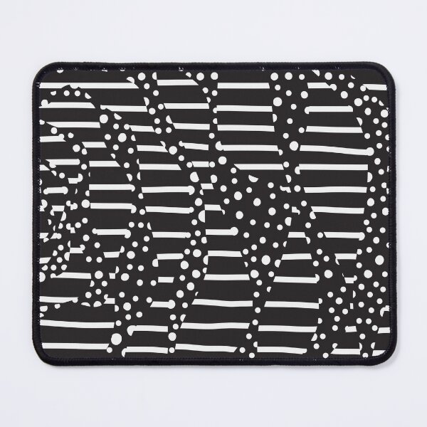 Item preview, Spots and Stripes 2 - White on Black designed and sold by LAEC-Shop.