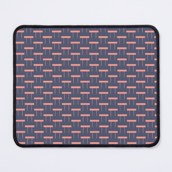 Item preview, Dash dot pattern, Reminds of Jellyfish, Abstract, light red, dark grey-blue, Crazy Color Combination designed and sold by AlfabetDesign.