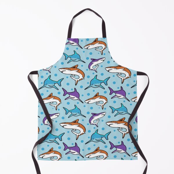 Item preview, Sharks in the light blue Beautiful Sharks Pattern designed and sold by SeemDev786.