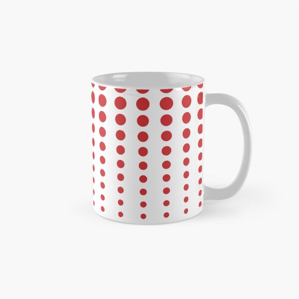 Item preview, Red and White Reduced Polka Dots Pattern Pairs Coloro 2022 Popular Color Red Glow 013-43-37 designed and sold by ColorOfTheYears.