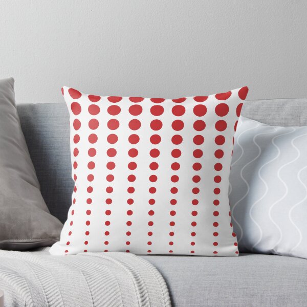 Item preview, Red and White Reduced Polka Dots Pattern Pairs Coloro 2022 Popular Color Red Glow 013-43-37 designed and sold by ColorOfTheYears.