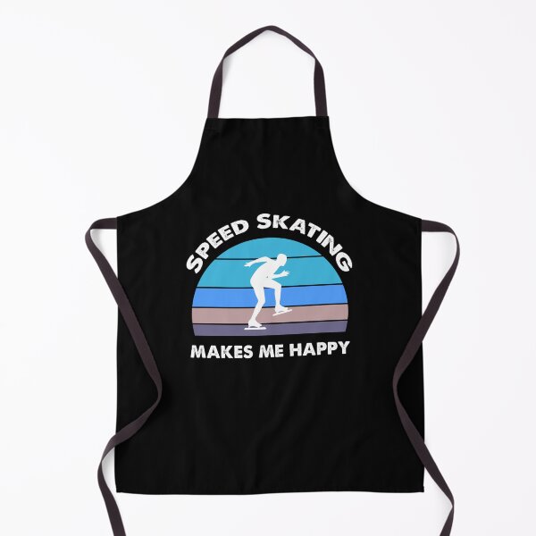 Item preview, Speed Skating Makes Me Happy, Speed Skating Fan designed and sold by SportyDogShop.