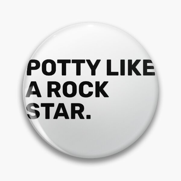 Item preview, Copy of Potty Like A Rock Star | funny designed and sold by BopleDesigns.