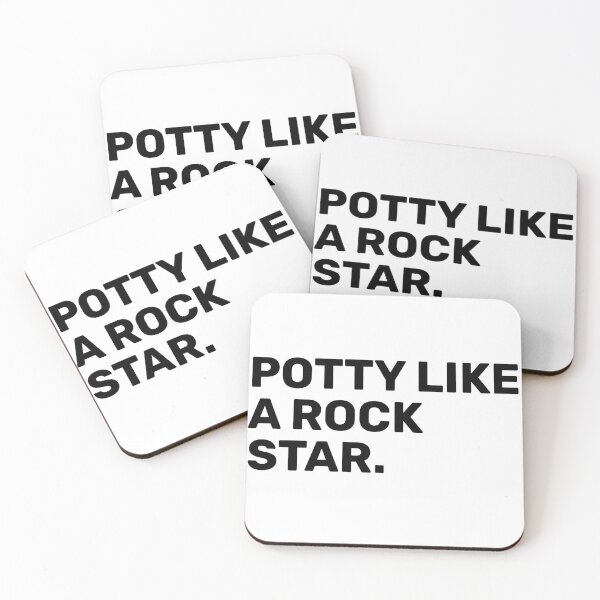 Item preview, Copy of Potty Like A Rock Star | funny designed and sold by BopleDesigns.