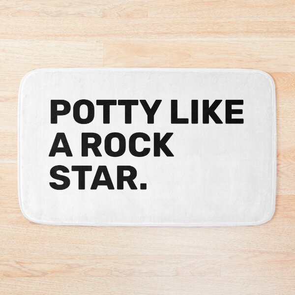 Item preview, Copy of Potty Like A Rock Star | funny designed and sold by BopleDesigns.