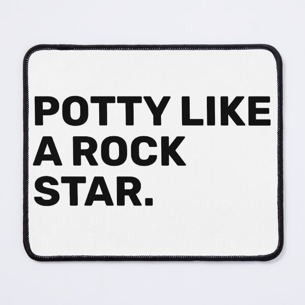 Item preview, Copy of Potty Like A Rock Star | funny designed and sold by BopleDesigns.