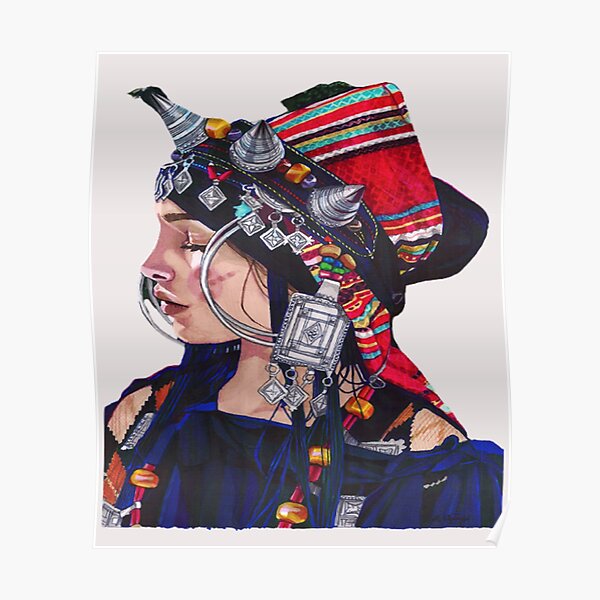 Amazigh Woman Portrait Poster
