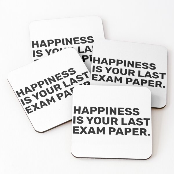 Item preview, Happiness Is Your Last Exam Paper | funny designed and sold by BopleDesigns.