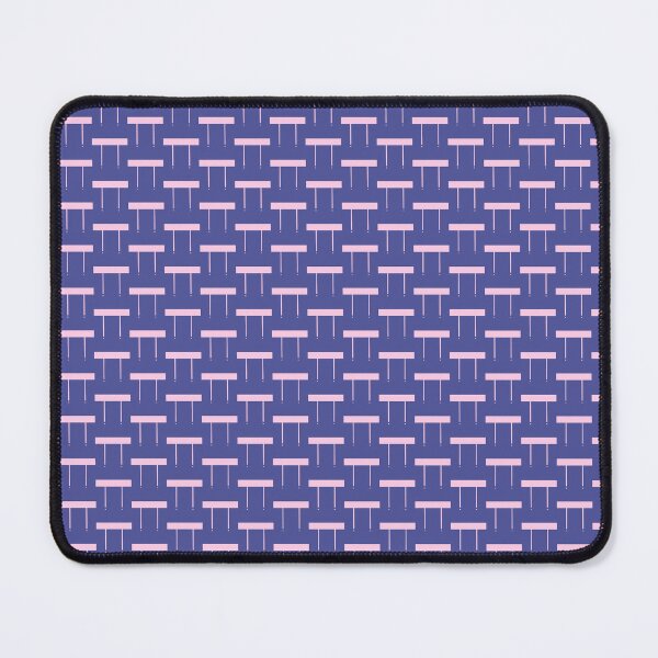 Item preview, Dash dot pattern, Reminds of Jellyfish, Abstract, light grey-pink, dark blue, Crazy Color Combination designed and sold by AlfabetDesign.