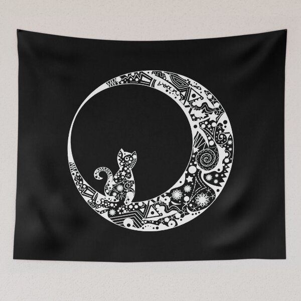 Item preview, Cat & Moon designed and sold by Claudia Santos.