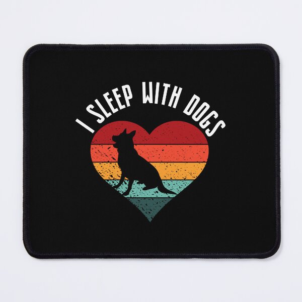 Item preview, Vintage Sunset I Sleep With Dogs Gift for Dog Lovers Pet, Police Dogs Gifts designed and sold by OUSSAMAVIP.