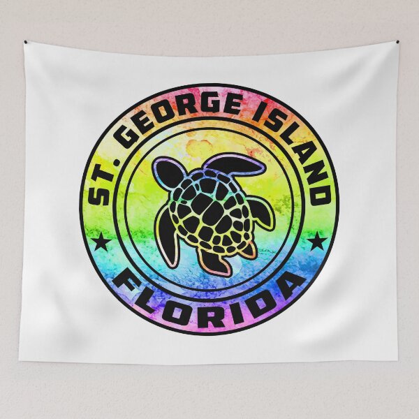 Item preview, St. George Island Beach Florida Sea Turtle FL  designed and sold by DESTINATIONS DECAL.