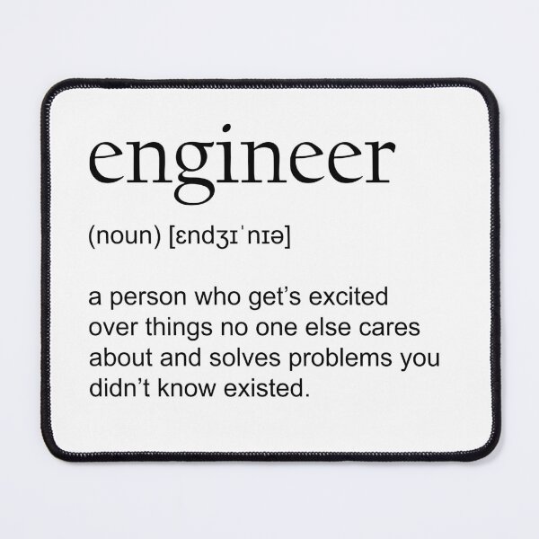 Item preview, Engineer funny dictionary Quote  designed and sold by 4You4U.
