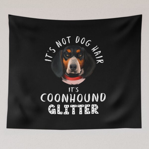 Item preview, It's not dog hair it's BLUETICK COONHOUND glitter funny dog quote designed and sold by theshirtinator.